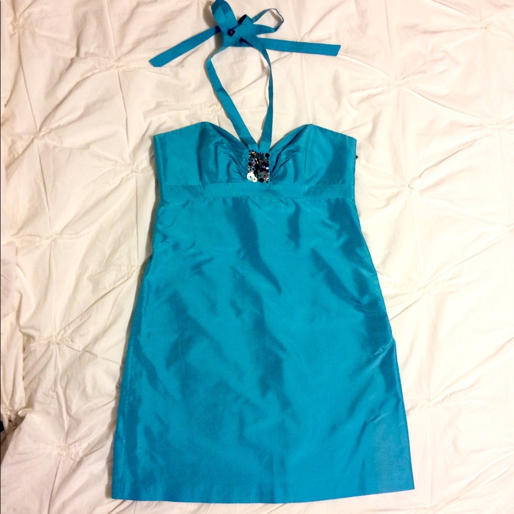 Laundry by Design Silk Turquoise Dress size 4